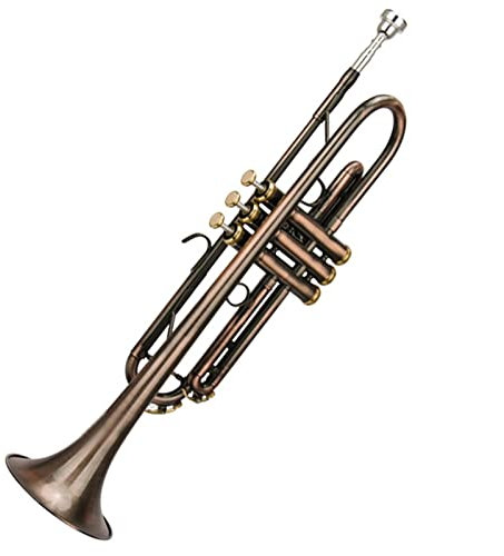 KERREY B Trompete Antik Standard Trompete Messing Trompete Instrument Mit Mundstück Für Anfänger Standard Trompete