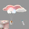 WJLL LED Deckenleuchten für Kinder Wolke/Astronaut Deckenlampen 52W Dimmbar Kronleuchter Acryl Ballon Kinderlampe Junge Mädchen Schlafzimmer Decke Lampe Kinderzimmer Beleuchtung Licht L21,3'' pink