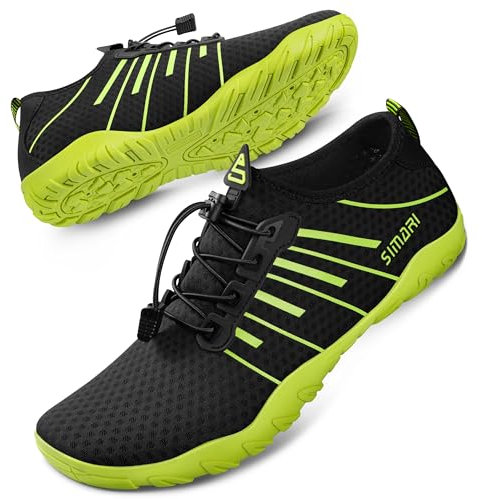 SIMARI Schnelltrocknende Wasserschuhe für Damen und Herren Sport Barfuß Tauchen Schwimmen Wellenreiten Wasser Gehen Sandstrand Yoga WP001