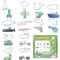 Holzsammlung Set di 12 Formine per Biscotti, Tagliabiscotti Acciaio Inox Cartone Animato Carro Armato Aereo Razzo Forme Set di Stampi Biscotti per Bambini DIY Biscotti, Fondente, Torte Decorazioni