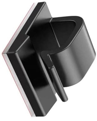 Generisch CaulaZ Kabelhalter Clips selbstklebend weiß oder schwarz 100 Stück/Indoor + Outdoor/hält auf Keramik, Plastik, Metal, Glas, Holz