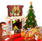 Hierein Weihnachtskarten, Weihnachtskamin Pop Up Karte Weihnachten, 2024 Weihnachtskarte mit Umschlag Dankeschön Weihnachtskarte 3d Weihnachts Grüße Weihnachtsgeschenke für Freunde Weihnachts Neujahr