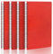 Yarotm Notizbuch Liniert A4-4 Pack Spiralblock A4 Notebooks - 120 Seiten/60 Blatt Spiralbindung Notizbücher - 100g/m² Collegeblock A4 Liniert - 21x29.2cm Rot Notizheft Reisetagebuch