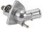 INFINAUTO Termostato De Coche Ensamblaje De Vivienda De Termostato Interno Del Motor No.12674639 Para Chevrolet Silverado 1500 2014-2019 Aleación De Aluminio Tono Plateado Duradero