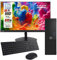 Postazione Completa Pc Desktop Dell Pronto All'Uso Intel i5-7500 4 Core 3.4Ghz, Ram 32Gb, SSD 512 Gb, Monitor 24 FHD, Win 10 e Libre Office, Compreso di Mouse e Tastiera (Ricondizionato)