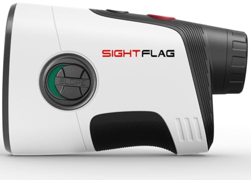 SIGHTFLAG GF2 Golf-Entfernungsmesser mit Neigung, 1300 Yards Laser-Entfernungsmesser für Golf & Jagd, 7,5-fache Vergrößerung, Fahnenmastverriegelung, Vibration, wiederaufladbares magnetisches