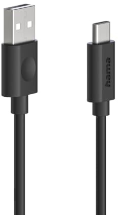 Hama Ladekabel, USB-A - USB-C, 60 W, 1,2 m, Schwarz | Kabel für schnelles Laden bis zu 60W und 480Mbit/s Datenübertragung mit hohem Widerstand, Schwarz
