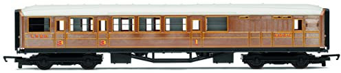 Wagen RailRoad LNER, Brems-Composite Coach, Epoche 3, Braun, OO Gauge