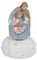 PTC Porzellan-Spieluhr, Motiv Krippe, 14 cm, Weiß
