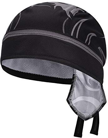 Bandana Kopftuch Herren Schnell Trocknender Bandana Cap Atmungsaktiver Piratenhut UV Schutz Schweißabsorbierendes Bikertuch Weiche Dünne Turban Mütze Funktionskappe für Outdoor Radfahren Motorrad