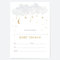 Dotty about Paper Baby Shower Invitations - Cloud & Stars - Pack of 10 (4083)