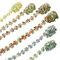 PandaHall 6 Yards/5.5 m Blumen-Rosen-Spitzenbesatz, 6 Rolle Bunte Bestickte Borte, Dekoratives Polyester-Spitzenband, Nähspitze, Brautornamente Für Kleidung, Kunst, Armband, Halsband, Geschenkpapier