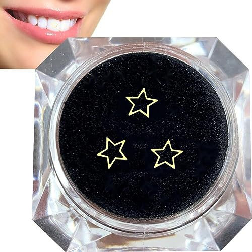 3pcs Zahnschmuck Juwel Metall Zahnzähne Kristall Ornament Schönheit Diamant Schmuck Dekor Dekoration