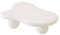 Couchtisch Weiß Wolkenform, Cremefarbener Stil, Kugelfüße, Abgerundeten Ecken, Schaffen Sie Eine Warme Atmosphäre für Zuhause, Wohnzimmer, Wohnung (Color : B, Size : L)
