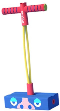 Baoblaze Pogo- aus Schaumstoff für Kinder, Frosch-Springspielzeug, Dickes, weiches Pedal, rutschfest, lustiges und sicheres Pogo-Stick, Springspielzeug, Blaue Basis