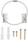 GREENADSCAPE Metall Spitze Strap Möbel Kit 6 Sets Kind Proofing Kleiderschrank Fixer