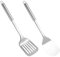 Juego de Espátulas de Acero Inoxidable - Utensilios de Cocina de Metal Para Cocinar