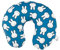 United Labels Miffy - Reise Nackenkissen Hase Allover bequemes Reisekissen Nackenhörnchen Auto Flugzeug Blau