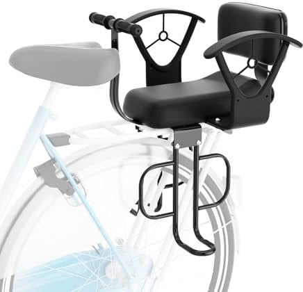 XIEEIX Fahrradkindersitz Hinten, Hinten Montierte Kinderfahrradsitze, 360° schützender Kindersitz, Breitenverstellbarer Fahrradrücksitz, Passend für alle Fahrradheckrahmen