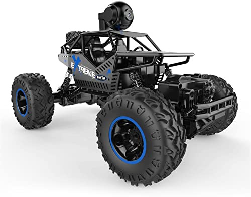 WYMYY 1/16 Scale Off-Road Remote Control Car RC Vehicle with Camera Electric 4WD Climbing RC Car APP Stable Photography Bigfoot Monster Drift Buggy Gifts for Boys Adults