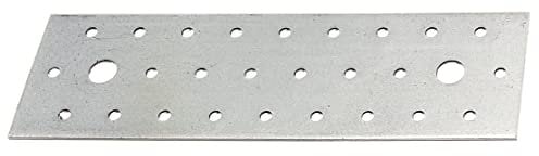 Alberts 331955 331955-Placa Perforada (galvanizada, 200 x 60 mm)