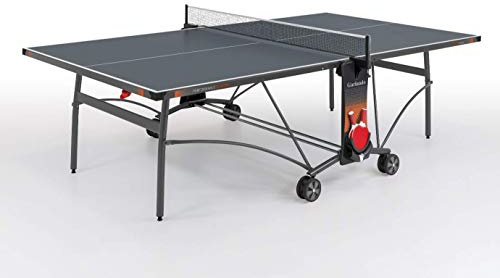 Garlando Tavolo Ping Pong Performance Outdoor con Ruote - Piano Grigio