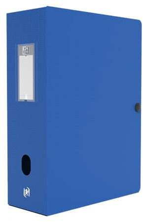 Elba 100200124 Eckspannermappe Standard, DIN A4, aus PP Blau