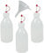 mikken 3 Spritzflaschen 250 ml BPA frei made in Germany - inkl. Einfülltrichter