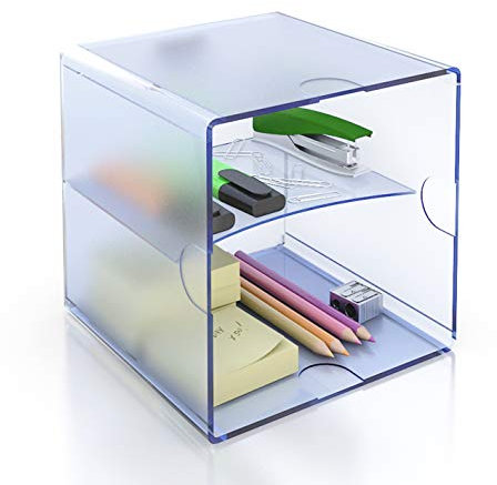 ARCHIVO 2000 6705AZTP Organisations Box mit Ablagefach, blau