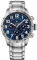 Tommy Hilfiger Multi Zifferblatt Quarz Uhr für Herren mit Silbernes Edelstahlarmband - 1791053