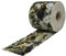 Zaundruck Sichtschutzstreifen Polyester - nachhaltiger Sichtschutz für Doppelstabmattenzaun - Motiv Windschutz 26 m x 19 cm - Sichtschutz-Rolle - Stechpalme bunt