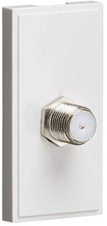 SAT TV Outlet Module 25 x 50mm - White