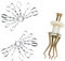 Pellet Bands Bander Tool: 150x 10mm Latex Pellet Bait Bands Banding Tool Kits for Carp Fishing Hair Rigs