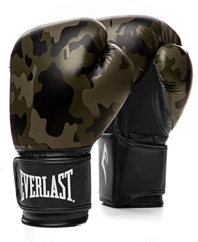 Everlast Unisex – Erwachsene Boxhandschuhe Spark Glove Trainingshandschuh, Camouflage, 14oz