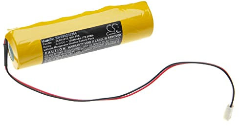 vhbw Batterie kompatibel mit Jablotron JA-180A, JA-80A Alarmanlage, Alarmsystem (12000mAh, 6V, Li-MnO2)