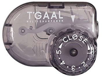KUTSUWA STAD T'GAAL Taille-crayon à angle réglable, noir translucide, 1 pièce (RS036BK), noir translucide | Noir translucide, 1 pièce.