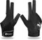 YFY Billard-Pool-Handschuhe für linke Hand, 3-Finger, Spleißprozess, Snooker-Queue-Sporthandschuh, beliebte Größen für Damen und Herren