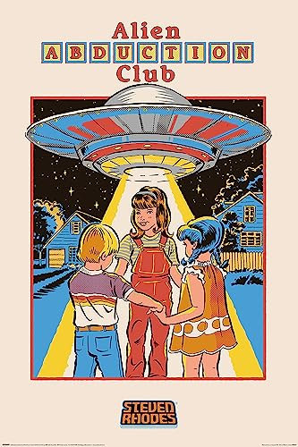 Laminiertes Maxi-Poster, Steven Rhodes (Alien Abduction Club)