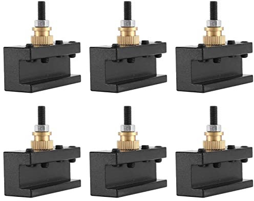 Tsudoku 6PCS Werkzeugpaket Mini-Drehmaschine Schnellwechsel-Werkzeughalter und Halter Multifid-Werkzeughalter