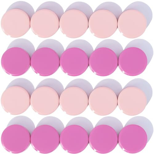 DUJEQM Magnete für Magnettafel, 20 Stück Magnete Stark Kühlschrankmagnete Kühlschrank Magnete Mini Magnete Klein Whiteboard Magnete Rund Magneten Starker Halt Tafelmagnete für Whiteboard Pinnwand,Rosa