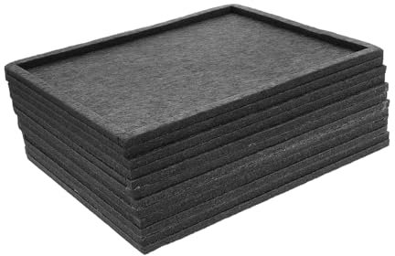 Vaguelly Jigsaw Storage Tray Puzzle Sorting Tray Felt Stackable Organizer for Home Games for Puzzles