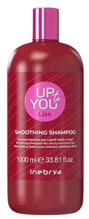 Inebrya Up To You Smoothing Glättendes Shampoo für widerspenstiges und krauses Haar, 1000 ml