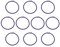 YiQinzcxg 10pcs Bungee Seil Trampolin Elastisches Seil Ersatz Hochsprung Bungee Kabel Für Training Fitness Trampolinzelt