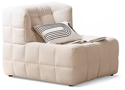 Wohnzimmer Sofa Sofa Stuhl Creme Wind Weiß Balkon Home Faule Modern Minimalistisch Wohnzimmer Freizeit Liege Bett