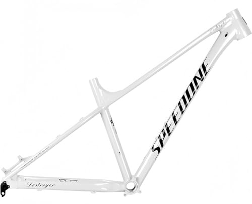 Hardtail Mountainbike Rahmen 26/27,5/29Er XC MTB Rahmen S/M/L 12 * 148Mm Interne Kabelführung Aluminiumlegierung Scheibenbremsrahmen Steckachse White,29 L