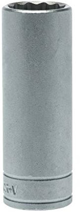 Teng M120622c Deep Bi-Hexagon Socket 22mm 1/2in Square Drive