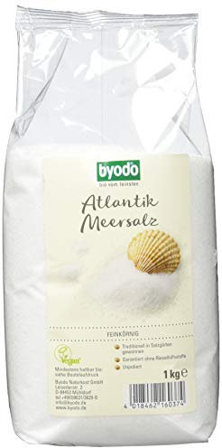 Byodo Atlantik Meersalz, feinkörnig, 6er Pack (6 x 1 kg)