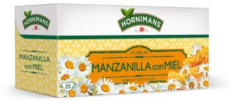 Hornimans Manzanilla con Miel Infusión con Ingredientes 100% Naturales | 25 bolsitas | Sin Teína