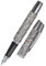 Ergonomic fountain pen for school/college - ONLINE Campus Heart - solid medium nib, soft grip part, for standard ink cartridges, refillable, ideal for beginners/pupils/students, 61120/3D