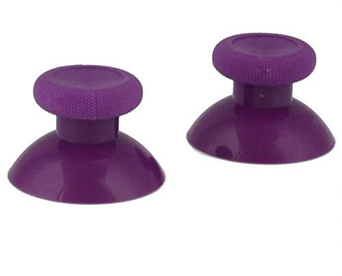 Analog Stick Thumbsticks Joystick Cap for Xbox One Controller Mushroom Cap Rubber Cover (Purple)